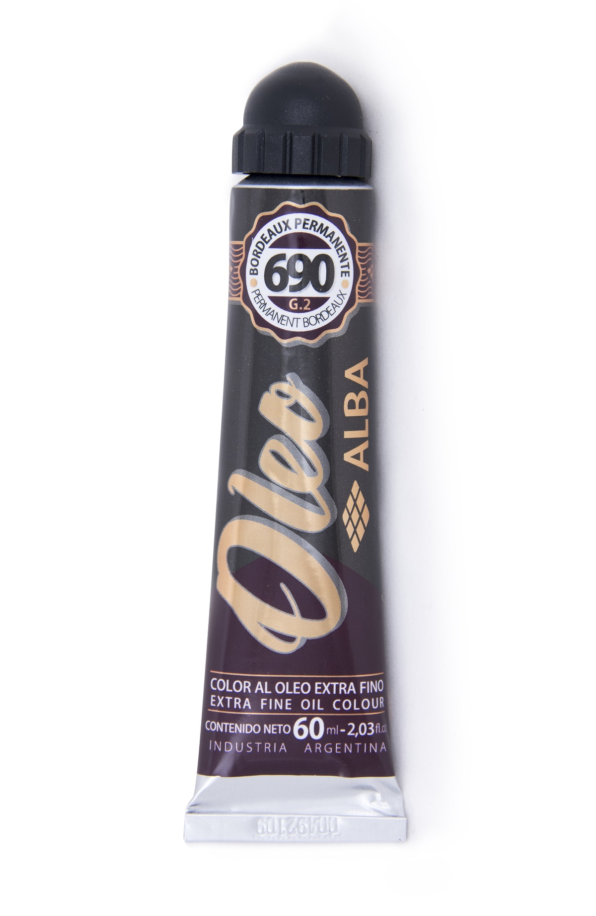 Oleo profesional alba 60 ml g2 690 bordeaux permanente  - 60 ML - Alba Artística